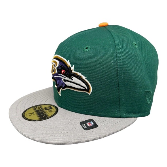 New Era 59Fifty Electrolyte Baltimore Ravens 35 Super Bowl Patch‎ Men's Sz 7 1/4 - Picture 3 of 8